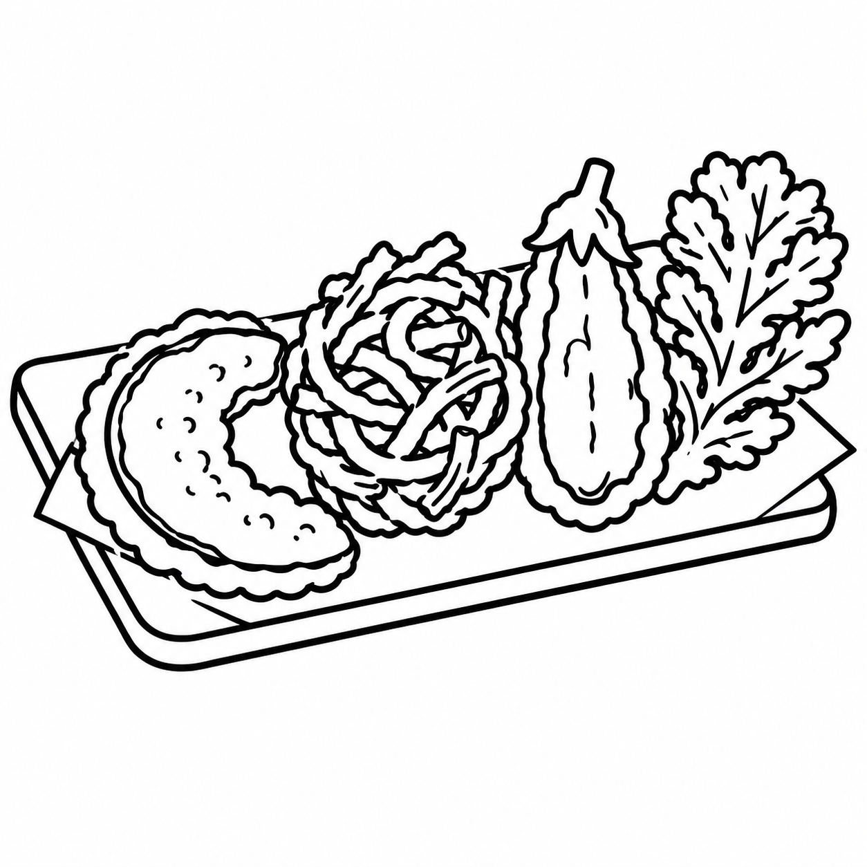 採れたての野菜の盛り合わせ